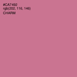 #CA7492 - Charm Color Image