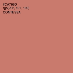 #CA796D - Contessa Color Image