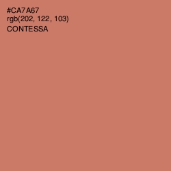 #CA7A67 - Contessa Color Image