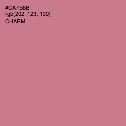 #CA7B8B - Charm Color Image