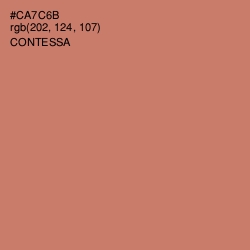 #CA7C6B - Contessa Color Image