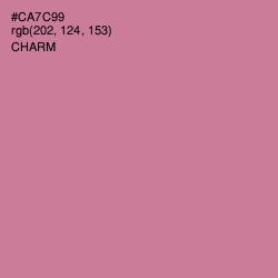 #CA7C99 - Charm Color Image