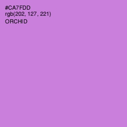 #CA7FDD - Orchid Color Image
