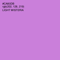 #CA80DB - Light Wisteria Color Image