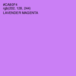 #CA80F4 - Lavender Magenta Color Image