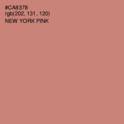#CA8378 - New York Pink Color Image