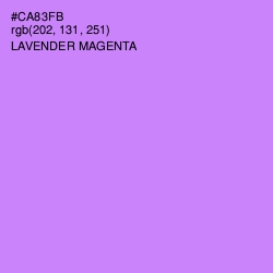 #CA83FB - Lavender Magenta Color Image