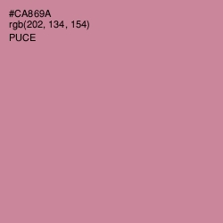 #CA869A - Puce Color Image