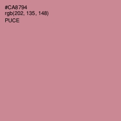 #CA8794 - Puce Color Image