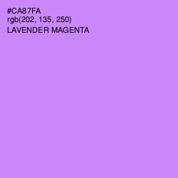 #CA87FA - Lavender Magenta Color Image