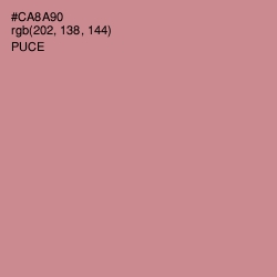 #CA8A90 - Puce Color Image