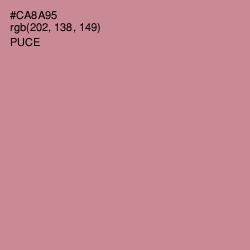 #CA8A95 - Puce Color Image