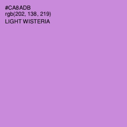 #CA8ADB - Light Wisteria Color Image
