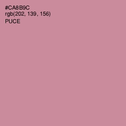 #CA8B9C - Puce Color Image