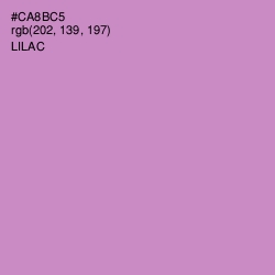 #CA8BC5 - Lilac Color Image