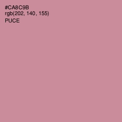 #CA8C9B - Puce Color Image