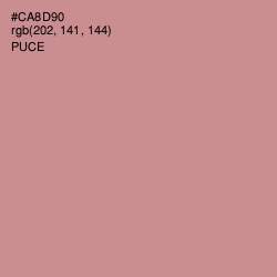#CA8D90 - Puce Color Image