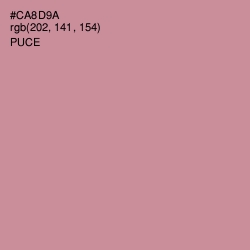 #CA8D9A - Puce Color Image