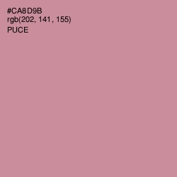 #CA8D9B - Puce Color Image