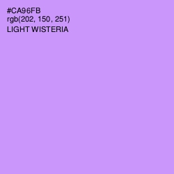 #CA96FB - Light Wisteria Color Image