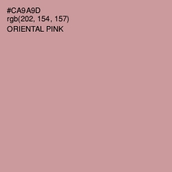 #CA9A9D - Oriental Pink Color Image