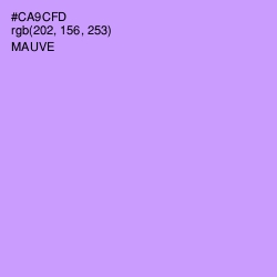 #CA9CFD - Mauve Color Image