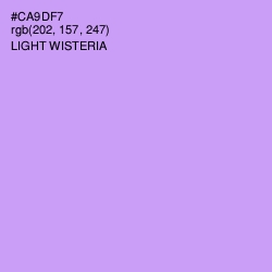 #CA9DF7 - Light Wisteria Color Image