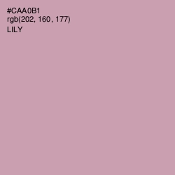 #CAA0B1 - Lily Color Image