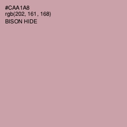 #CAA1A8 - Bison Hide Color Image