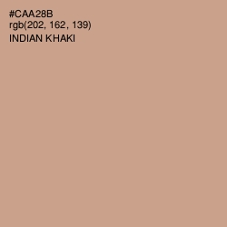 #CAA28B - Indian Khaki Color Image