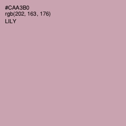 #CAA3B0 - Lily Color Image