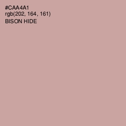 #CAA4A1 - Bison Hide Color Image