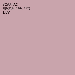 #CAA4AC - Lily Color Image