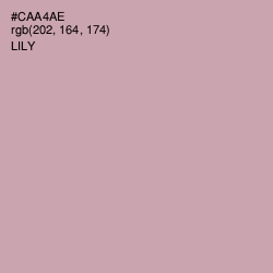 #CAA4AE - Lily Color Image