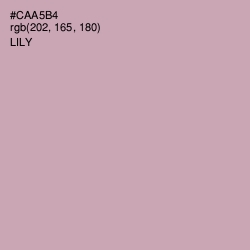 #CAA5B4 - Lily Color Image