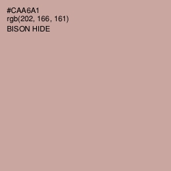 #CAA6A1 - Bison Hide Color Image