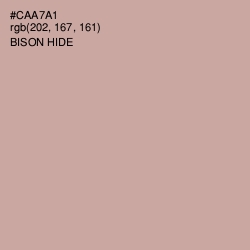 #CAA7A1 - Bison Hide Color Image