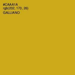 #CAAA1A - Galliano Color Image