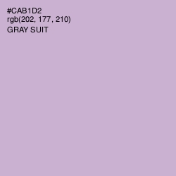 #CAB1D2 - Gray Suit Color Image