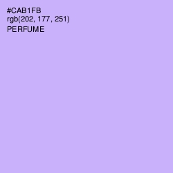 #CAB1FB - Perfume Color Image