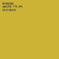 #CAB336 - Old Gold Color Image