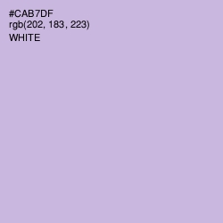 #CAB7DF - Thistle Color Image