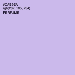 #CAB9EA - Perfume Color Image