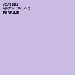 #CABBE3 - Perfume Color Image