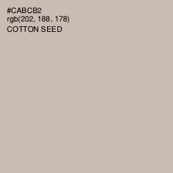 #CABCB2 - Cotton Seed Color Image