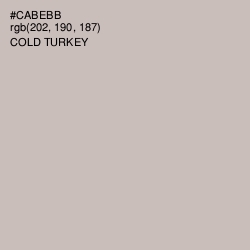 #CABEBB - Cold Turkey Color Image