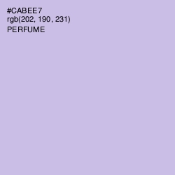 #CABEE7 - Perfume Color Image