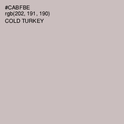 #CABFBE - Cold Turkey Color Image