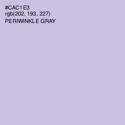 #CAC1E3 - Periwinkle Gray Color Image