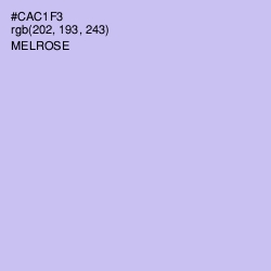 #CAC1F3 - Melrose Color Image